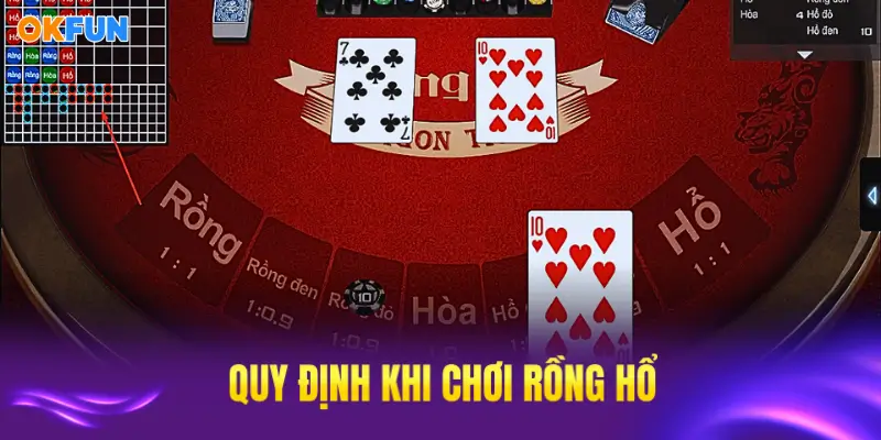 Những quy định bạn phải biết trong cách chơi Rồng Hổ OKFUN